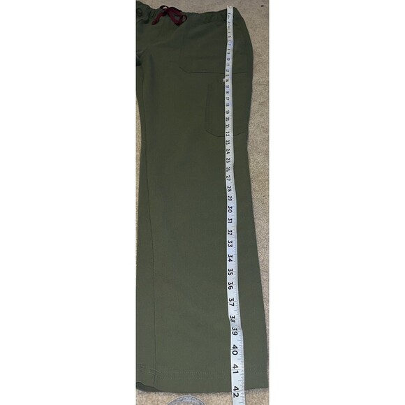 Figs (S) Moss Green Mens Jogger Scrub Pants & Top Set Technical Collection (FLAW - Picture 15 of 16